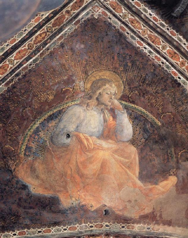 Fra Filippo Lippi St Luke Prato,cathedral of Santo Stefano,choir chapel Spain oil painting art